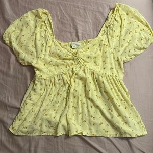American Eagle Yellow Blouse